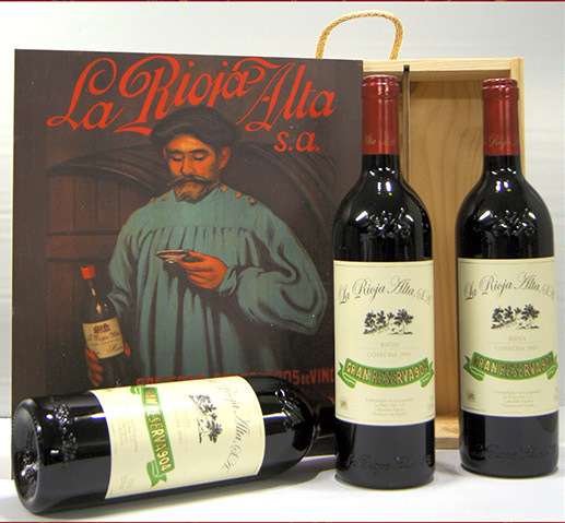  3 Reserva 904  en caja de madera